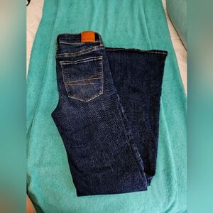 AE Size 2 Super High Rise Flare Jeans